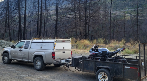 BC motorcycle driver fined after being caught hitting 221 km/h on Hwy 1