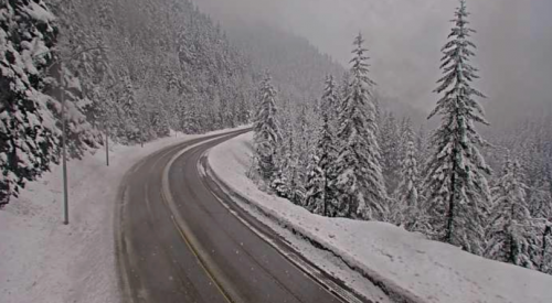 Weather pattern moving across the BC Interior to bring heavy snow to Hwy 1