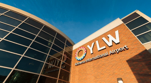 For the first time ever, Kelowna airport is the 9th busiest in the country